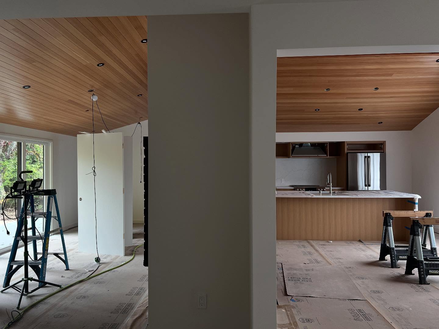 Custom built-in shelving